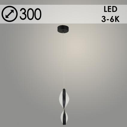Подвес 3155/1 BK черный 10W LED 3000-6000К d300 h915, 24